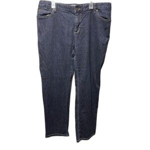 J. Jill Women's Straight Blue Denim Jeans Size 34